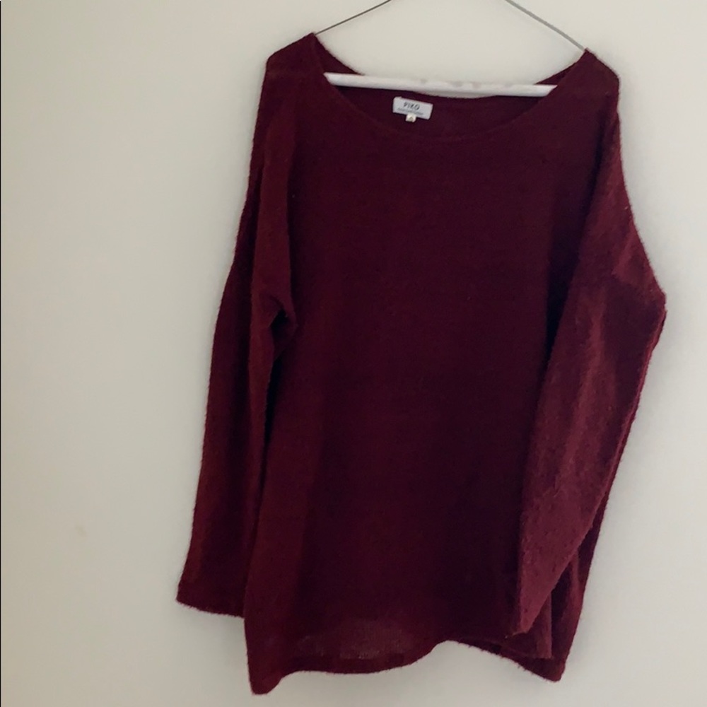 Red sweater- feels like cashmere